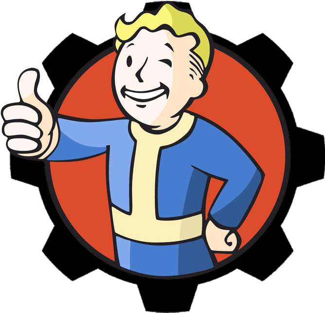 Vault Boy fazendo joinha